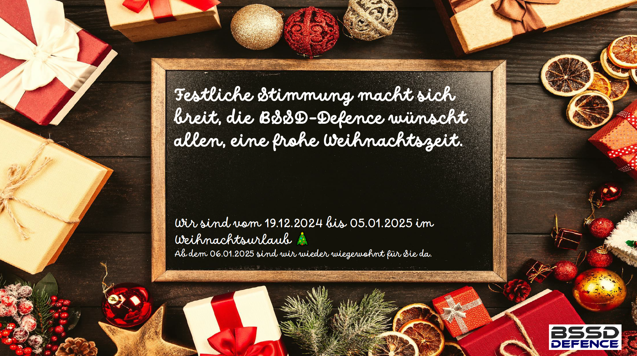 Frohe Weihnachten